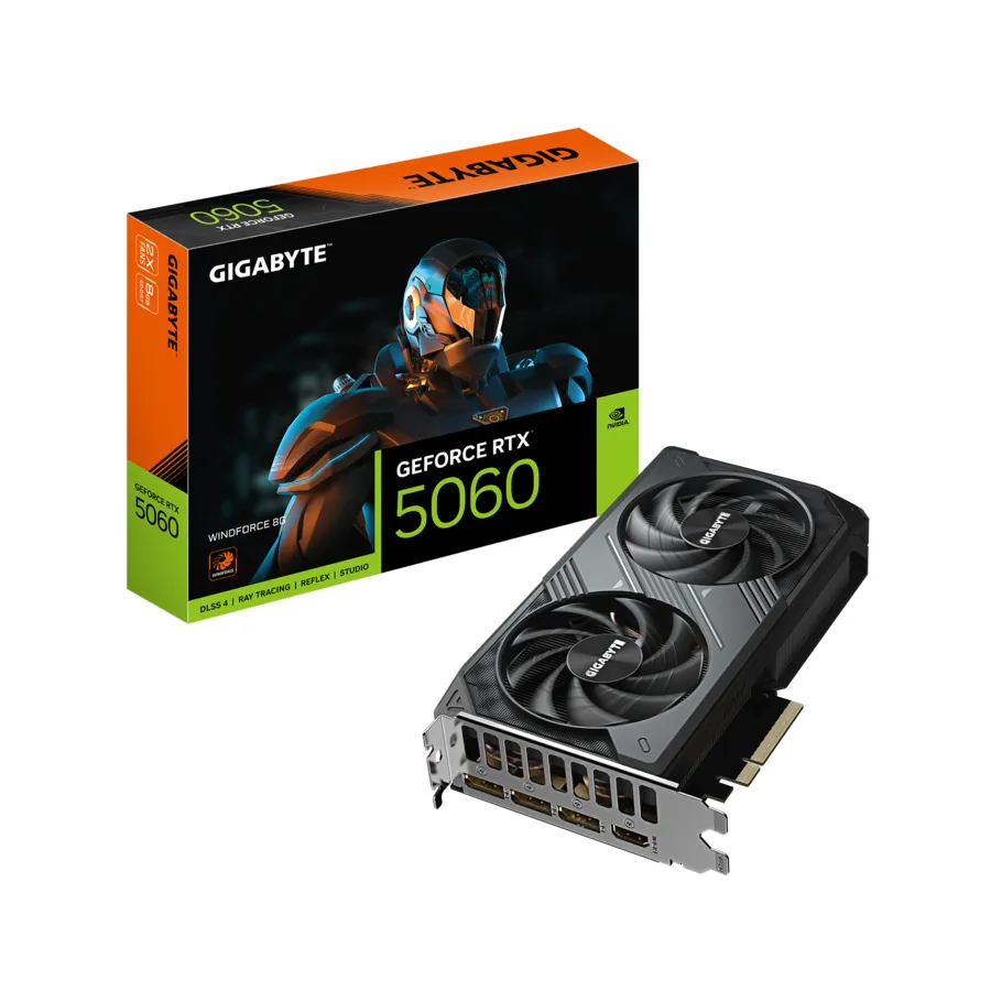 Card màn hình Gigabyte GeForce RTX 5060 WINDFORCE OC 8GB