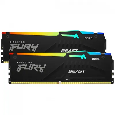 RAM Kingston FURY Beast RGB 32GB (2x16GB) DDR5 6000MHz