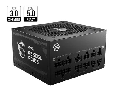 Nguồn máy tính MSI MAG A850GL PCIE5 850W 80 Plus Gold