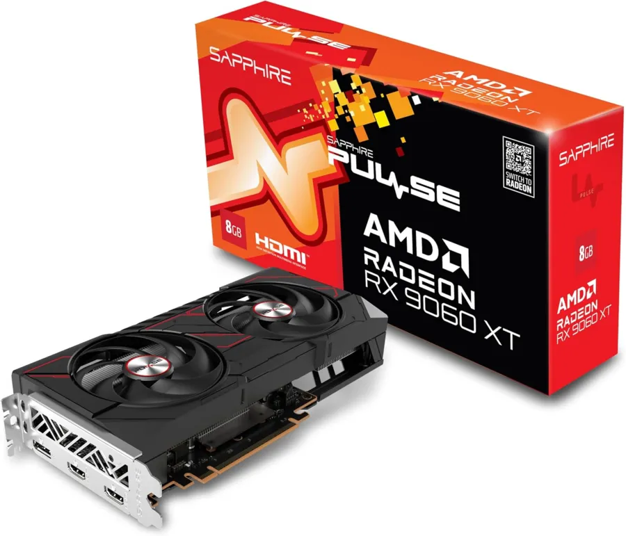 Card màn hình Sapphire PULSE Radeon RX 9060 XT 8GB